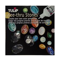 Tulip See-thru Stones Ovaal facet 6 stuks